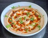 A picture of step 7 of High Protein Veggie Hummus Dip With Pia Bread.