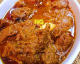 A picture of step 6 of Mutton Qorma.