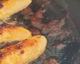 A picture of step 5 of Bananas foster.