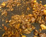 A picture of step 7 of Kadai paneer.