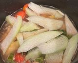 Hình bước làm 2 của món Canh chua, cá bông lau kho tộ