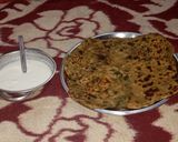 A picture of step 12 of Fenugreek paratha.