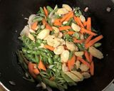 A picture of step 3 of Egg Noodles in Spicy South Indian Flavour.