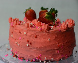 Foto del paso 8 de la receta: Tarta red velvet con corazón