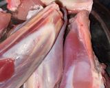 A picture of step 1 of Mutton leg shanks biriyani.
