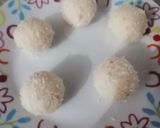 A picture of step 5 of Coconut ladoo.