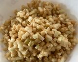 A picture of step 1 of Cooking apple chutney (katki apple).