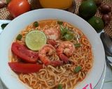 Foto langkah ke 5 dari resep Mie Nyemek Kuah Tom Yum.