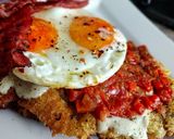 Foto del paso 7 de la receta: MILANESA a🐎Caballo con Hogao Colombiano y Tocineta🥓...!