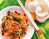 Hình bước làm 6 của món Gỏi Khô Cá Chỉ Vàng Cà Rốt Củ Cải Trắng