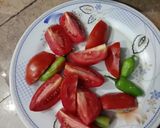 A picture of step 3 of Jhat pat karahi.