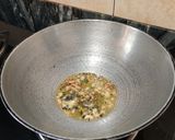 A picture of step 2 of Drumstick pumpkin sabzi.