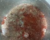 A picture of step 1 of Peri peri masala.