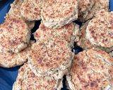 Une image de l'étape 1 de Galettes de lentilles (vegan et sans gluten) - petits pains plats - sauce végétale miel/citron.