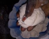 A picture of step 2 of Dan Sululu (Cassava Balls).