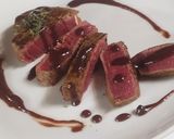Foto del passaggio 5 della ricetta Filetto di manzo in riduzione al Porto,e 🍯 d'acacia