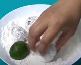 A picture of step 6 of Crinkle Coconut Cookies.
