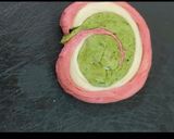 A picture of step 12 of Tri-Colour Paratha.