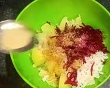 A picture of step 2 of Beetroot tikki - Veg starters.