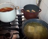 Foto del paso 1 de la receta: Bacalao con pimiento rojo y Salsa de tomate