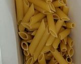 A picture of step 1 of Penne chicken pasta.