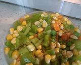 A picture of step 3 of Subj Soya Biryani.