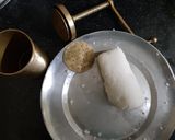 A picture of step 3 of Thengai Paal Idiyappam(Rice noodels with Jaggery,coconut syrup.