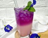Foto langkah ke 3 dari resep Lychee Butterfly Pea.