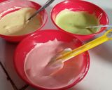 Foto langkah ke 4 dari resep Bolu Rainbow kukus 1 telur.