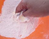 A picture of step 2 of Sandwich Toaster Mini cakes.