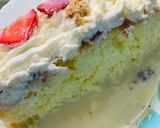 A picture of step 11 of Tres leches.