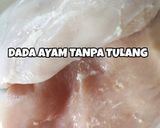 Gambar langkah 1 resipi Mini Chicken Wraps.