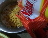 A picture of step 4 of Boondi Rayta.