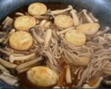 A picture of step 6 of Quick and easy tamago (egg) tofu rice bowl.