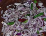A picture of step 2 of Poori curry.