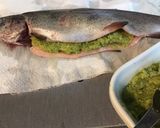 Une image de l'étape 3 de Truites farcies aux herbes et citron confit (à la plancha).