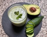 Une image de l'étape 6 de 🥒 smoothie 🧋concombre 🥒 🥑 avocat 🥑 chia🍁.