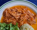 A picture of step 6 of Shredded Beef in Guajillo Chile Sauce.