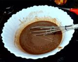 A picture of step 2 of Dark Chocolate Pancakes.