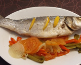 Foto del paso 6 de la receta: Lubina al Papillote con verduras