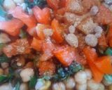 A picture of step 2 of Desi Chaat.