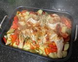 Pas rețetă Pui la cuptor cu legume 3 fotografie