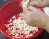 A picture of step 1 of Bread Seekh Kebab.