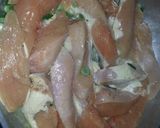 Foto del paso 1 de la receta: Pollo a la mostaza con volcanes de arroz