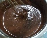 Foto langkah ke 5 dari resep Bronis Kukus Hati Rasa Coklat Keju.