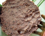 A picture of step 2 of Beans balls II.
