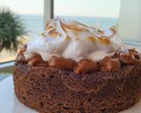 Foto del paso 6 de la receta: Mini torta brownie sin gluten con merengue italiano(18 cm)