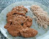 Foto del paso 12 de la receta: Solomillo en salsa de verduras con arroz