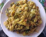 বাঁধাকপি চিংড়ি (Bandhakopi chingri recipe in Bengali) রেসিপির ধাপ 3 ছবি