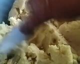A picture of step 2 of Potato 🥔 pillows.